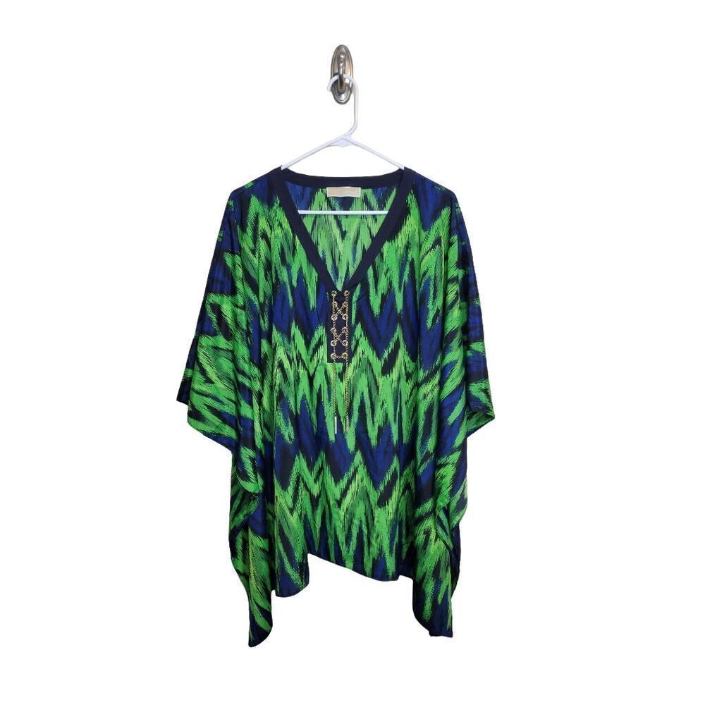 Michael Kors V-Neck Blouson Top